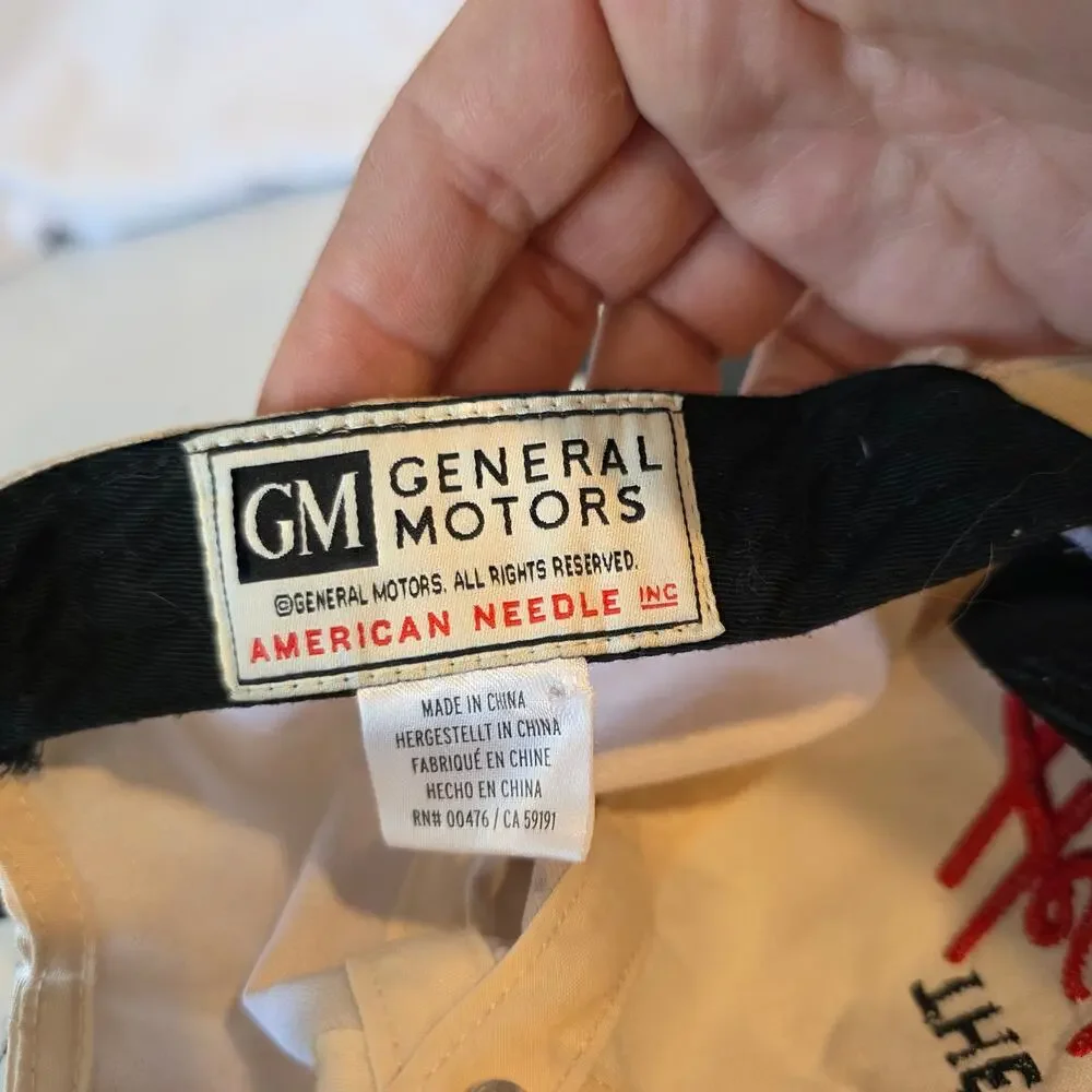 Chevrolet Heartbeat of America Satin Rope Snapback Hat Cream GM